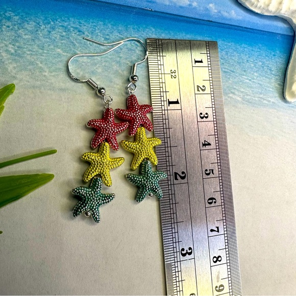 3/$20 Starfish and Frosted Glass Earrings - Pick Your Fave! - Picture 8 of 13